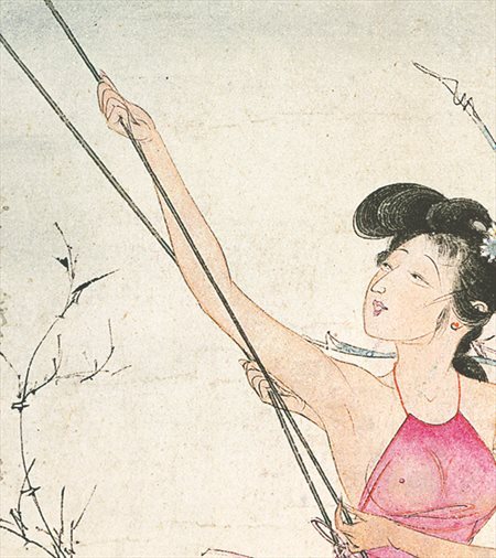 海州-胡也佛的仕女画和最知名的金瓶梅秘戏图